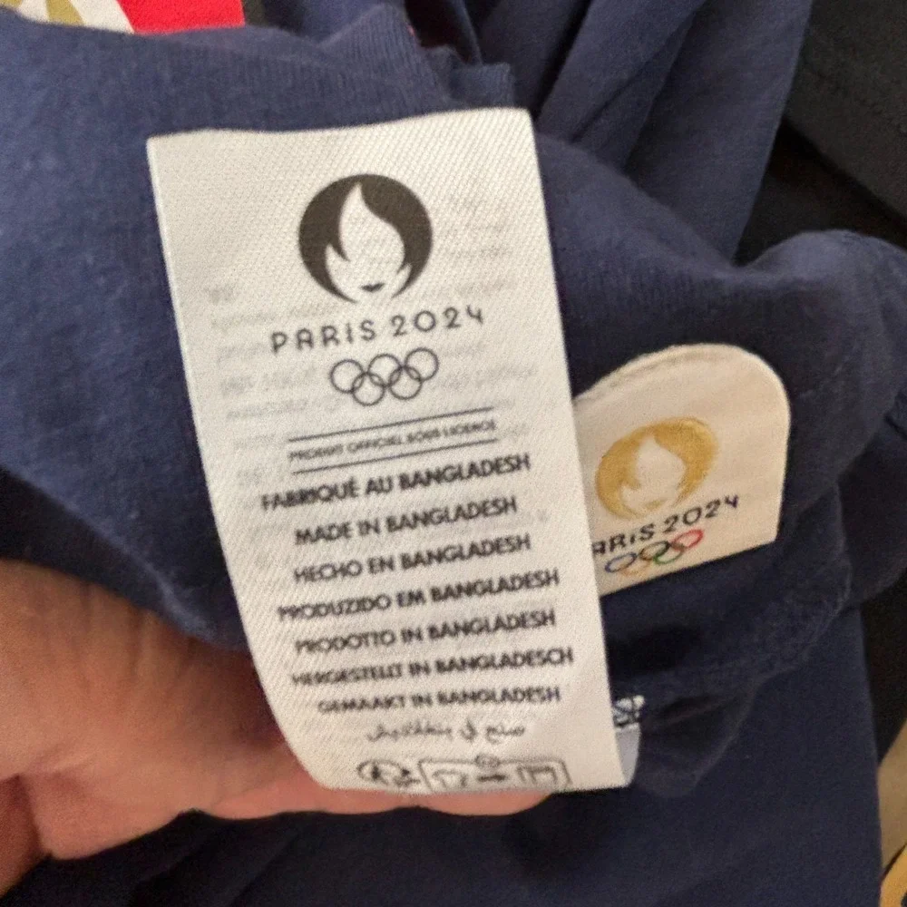 Olympic Games Official Licensed Tee Paris 2024 Shirt Mens XL Black  NWOT